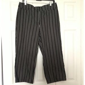 Chicos striped pants Sz 2 (12)